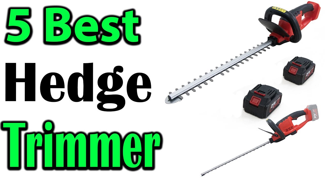 TOP 5 Best Hedge Trimmers Review 2024 - YouTube