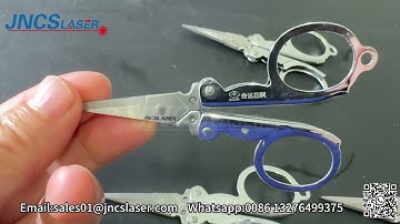 Hot Stand 50w 100w fiber laser marking machine with CCD visual positioning system for parts