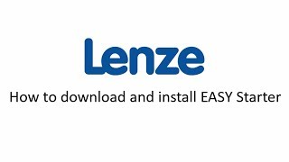Lenze EASY Starter: How to download and install it
