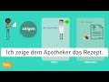 Deutsch lernen / Verben mit Dativ und Akkusativ / zu Lektion 50