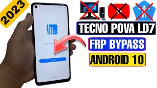 Tecno Pova FRP Bypass 2023 | Tecno LD7 FRP Bypass | Tecno Pova FRP Bypass Android 10 Without PC