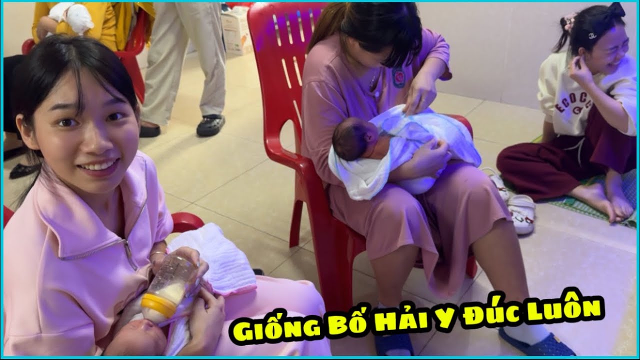 Chị Sen Đẻ 2 Thằng Cu Giống Bố Hải Y Đúc