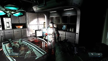 [4K] DOOM 3 ⛧ Mission 17. Delta Labs - Level 2b: Union Aerospace Research Division \ Veteran