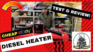 Diesel Heater - Cheap eBay bargain to heat my shed /workshop /cabin - set  up u0026 review - YouTube