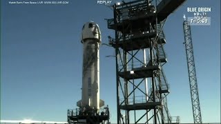 Blue Origin's New Shepard space vehicle launches