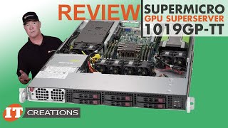 2x GPU Supermicro SuperServer 1019GP-TT REVIEW | IT Creations