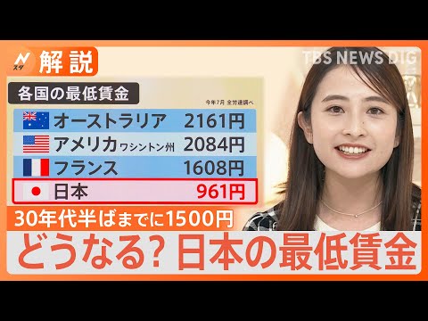 【賃上げ】体力のない会社も残す？どうなる日本の最低賃金　厚切りジェイソンさん「みんな体力のある企業に勤めようぜが一番ハッピー」【Nスタ解説】｜TBS NEWS DIG