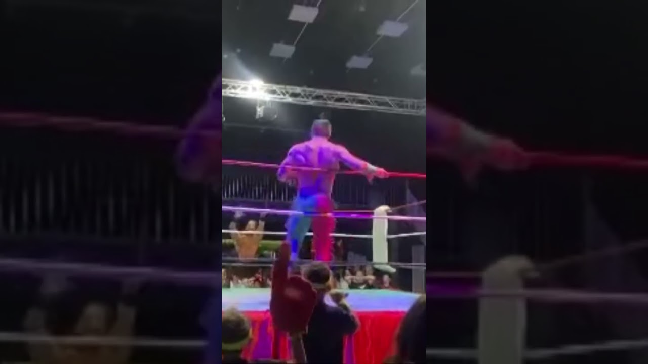 Welsh Wrestling: Live action from Tenby. Battle Royal final 2… Kid Cymru/Sid Savage