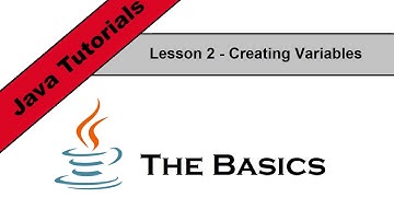Java Basics Lesson 2 - Variables