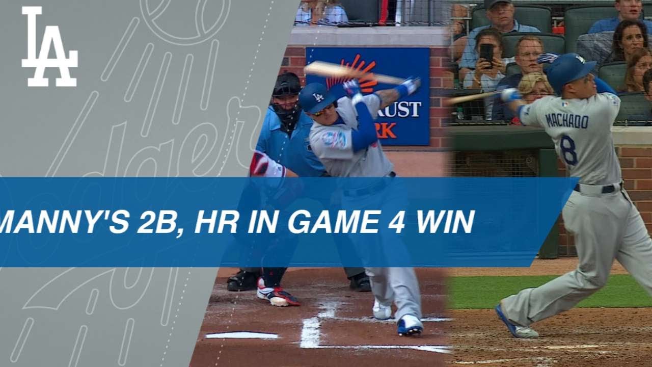 Manny Machado belts double, 3-run homer in Game 4 win