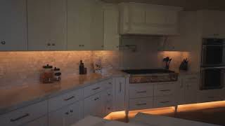 Luxury Smart Kitchen Lighting Design & Automation - Under-Cabinet Lighting with Smarter Homes Austin