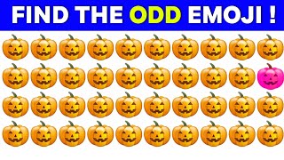 FIND THE ODD EMOJI OUT in these Odd Emojis Puzzles | Odd One Out Puzzle | Find The Odd Emoji Quizzes