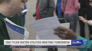 Tyler Water Utilities to host its second public meeting Tyler Water Utilities To Hold Conference On Water Bills
