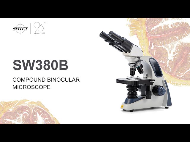 SWIFT SW380B Microscope Binoculaire Professionnel 40X-2500X avec tête  Siedentopf et l'oculaires 10X et 25X