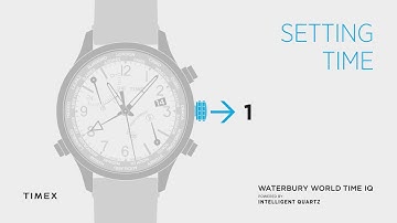 TIMEX WORLD TIME - SETTING TIME - HOW TO VIDEO