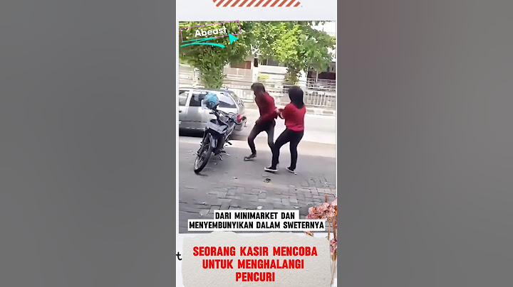 viral.. aksi heroik wanita ini mencoba menghentikan pencuri #moments #beritaterkini