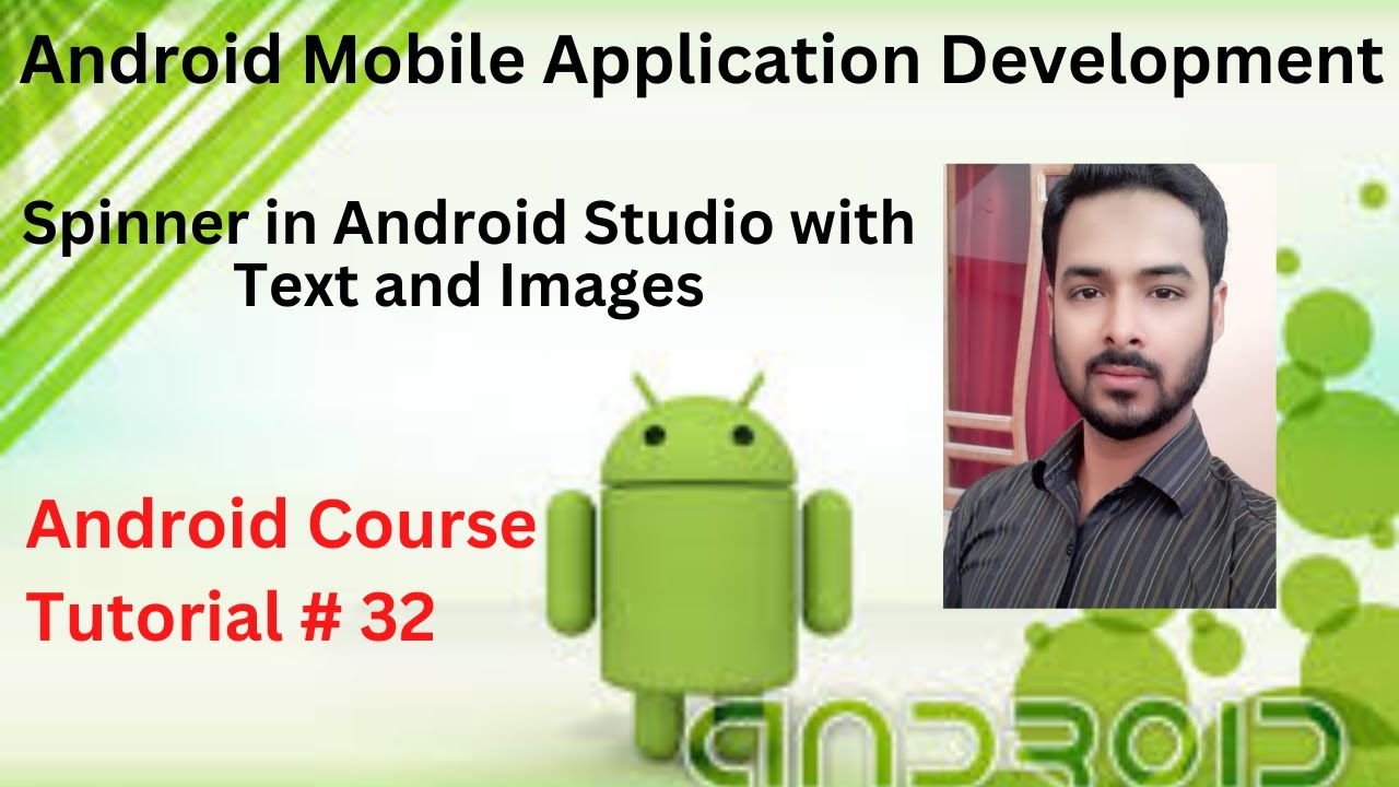 Tutorial 32: Spinner in Android Studio with Text and Images | Working ...