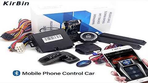 K5 Remote Starter and Car Alarm Smart App Remote Start Stop System for Cars Engine Push Start S