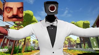 Hello Neighbor - My New Neighbor Skibidi Toilet Elite Cameraman Act 2 Hole Season Gameplay