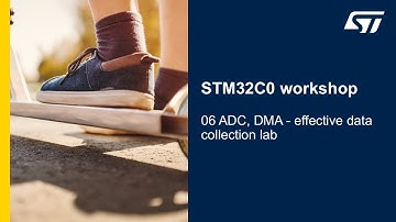STM32C0 workshop - 06 ADC, DMA - effective data collection lab