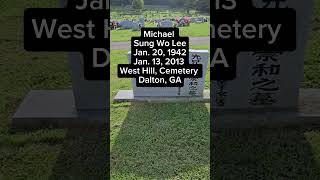 grave of Michael Sung Wo Lee #memorial #grave #graveyard #cemetery #cemeteries #rip #gravesite #song