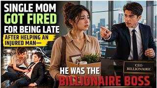 Single Mom Got Fired for Being Late After Helping an Injured Man — He was the Billionaire Boss