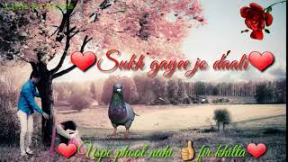 Heart broken Sukh Gayi Jo Dali uspe Phool Nahi khilta love status for WhatsApp