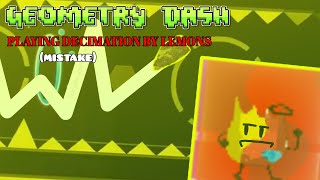 Geometry Dash | LET THE SHOWDOWN 𝙍𝙀𝘼𝙇𝙇𝙔 BEGIN... (decimation stream #1 )