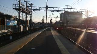 名鉄犬山駅普通東岡崎行き到着