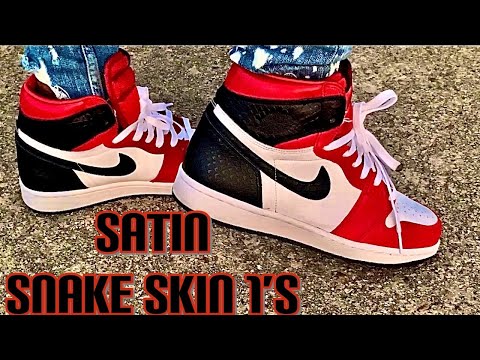 OUTFIT OF THE DAY WITH THE SATIN SNAKE SKIN 1’S ON FEET, YOU’LL NEVA GUESS WHO PULLED UP ON MY BLOCK
