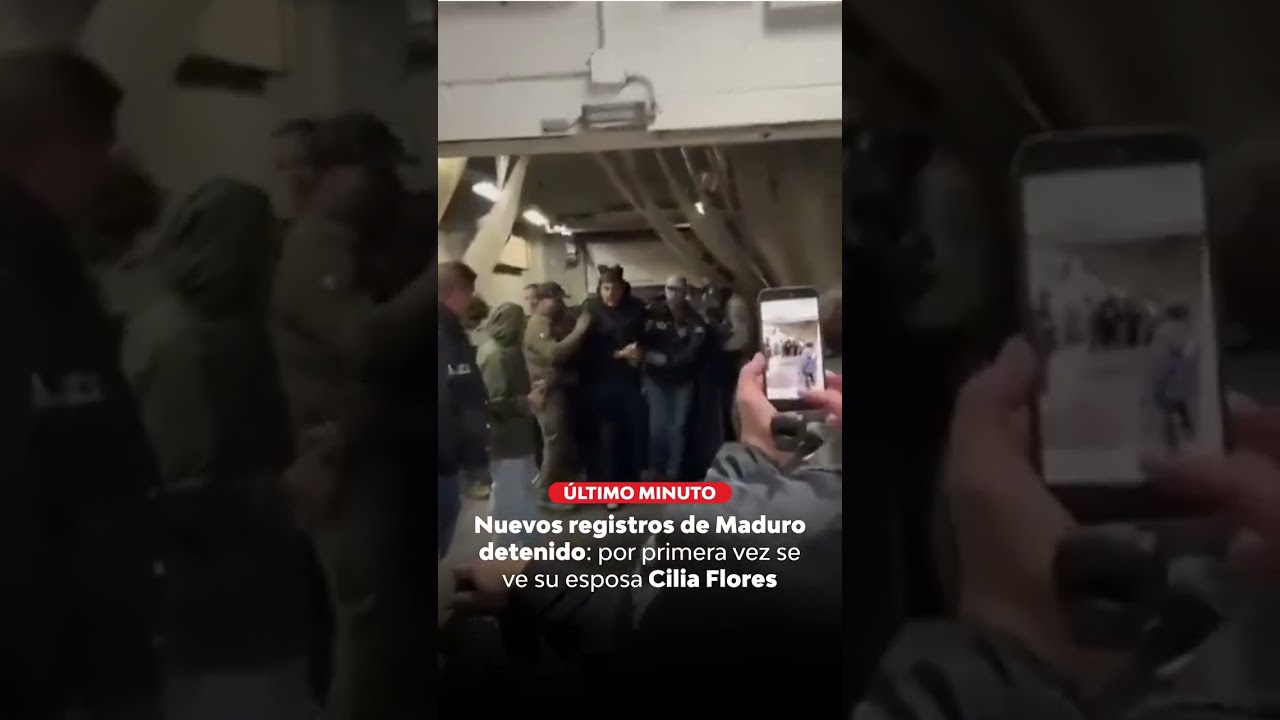 Nuevos registros de Maduro detenido: por primera vez se ve su esposa Cilia Flores | 24 Horas