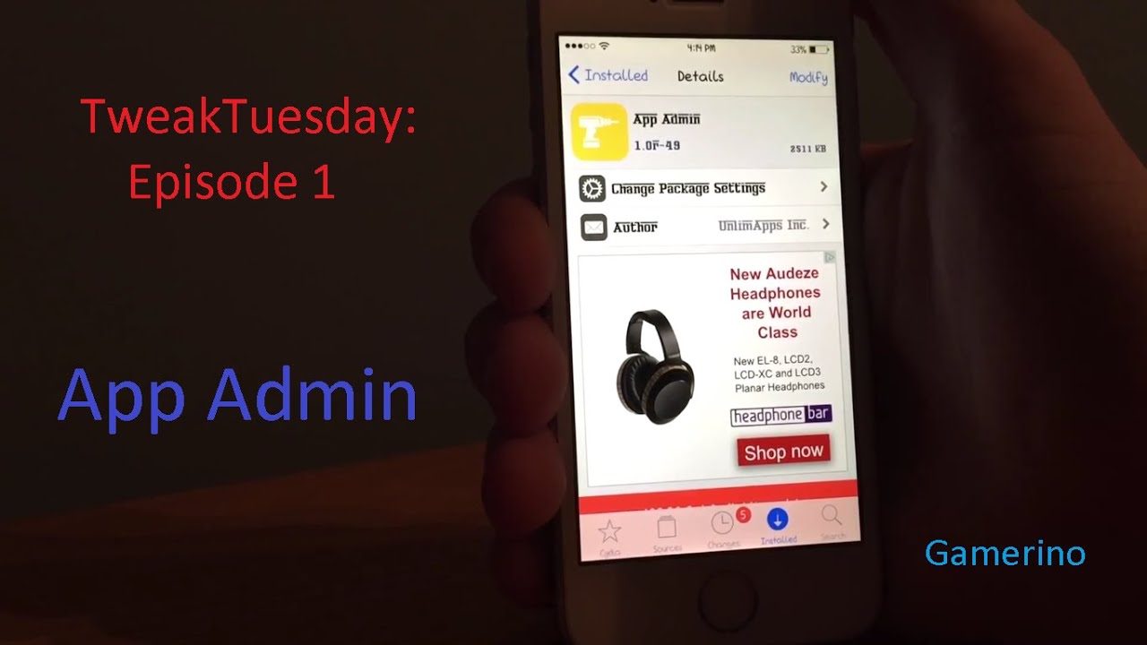 ▶️TweakTuesday: Ep. 1 - App Admin