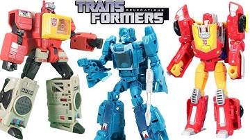 Transformers Generations Titans Return Cool Transforming! Hot Rod, Blaster, Soundwave, Blurr & More!
