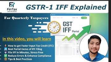 GSTR-1 (IFF) Explained | Step-by-Step Practical Demo on GST Portal (2025 Update)