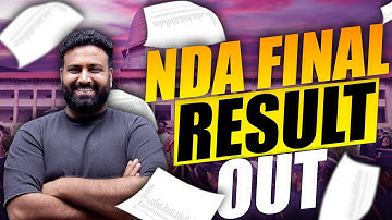 Big News 😱UPSC NDA Final Results Out- NDA Final Candidate List- Complete Info- Learn With Sumit