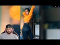 Hey yo I don't look thick until I turn around check Tik Tok compilation REACTION