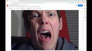 Google Drawing Self Portrait