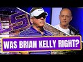 Josh pate on brian kellys comments  lsus approach late kick cut