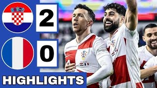 🔴🔵 Croatia vs France 2-0 | Highlights & Goals | UEFA Nations League 2024/25