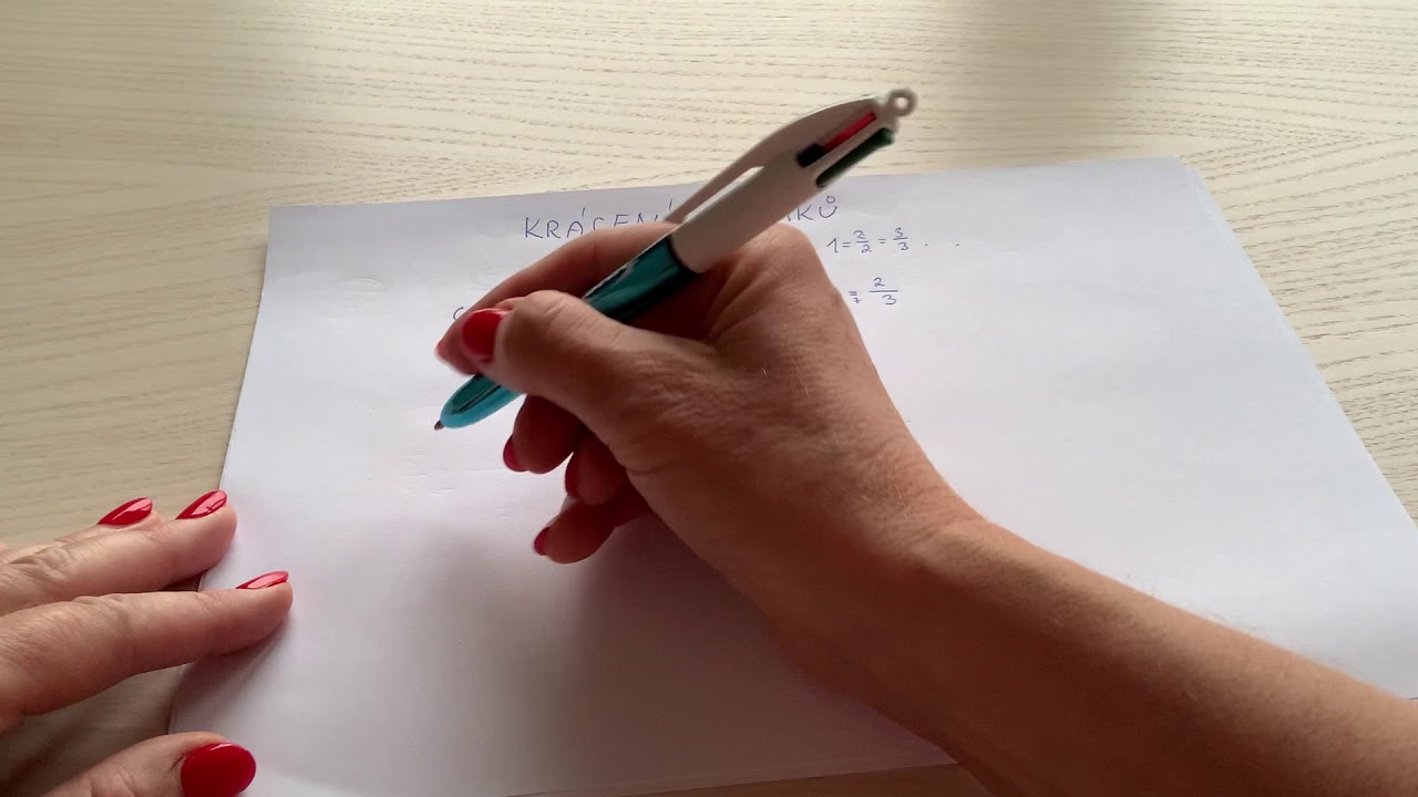 Rozšiřování a krácení zlomků