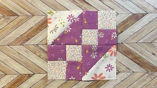 Jewel quilt block tutorial easy  6 inch quilt block