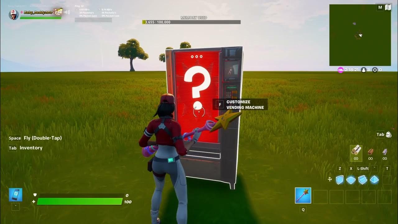 How to make a Malfunctioning Vending Machine in fortnite creative
