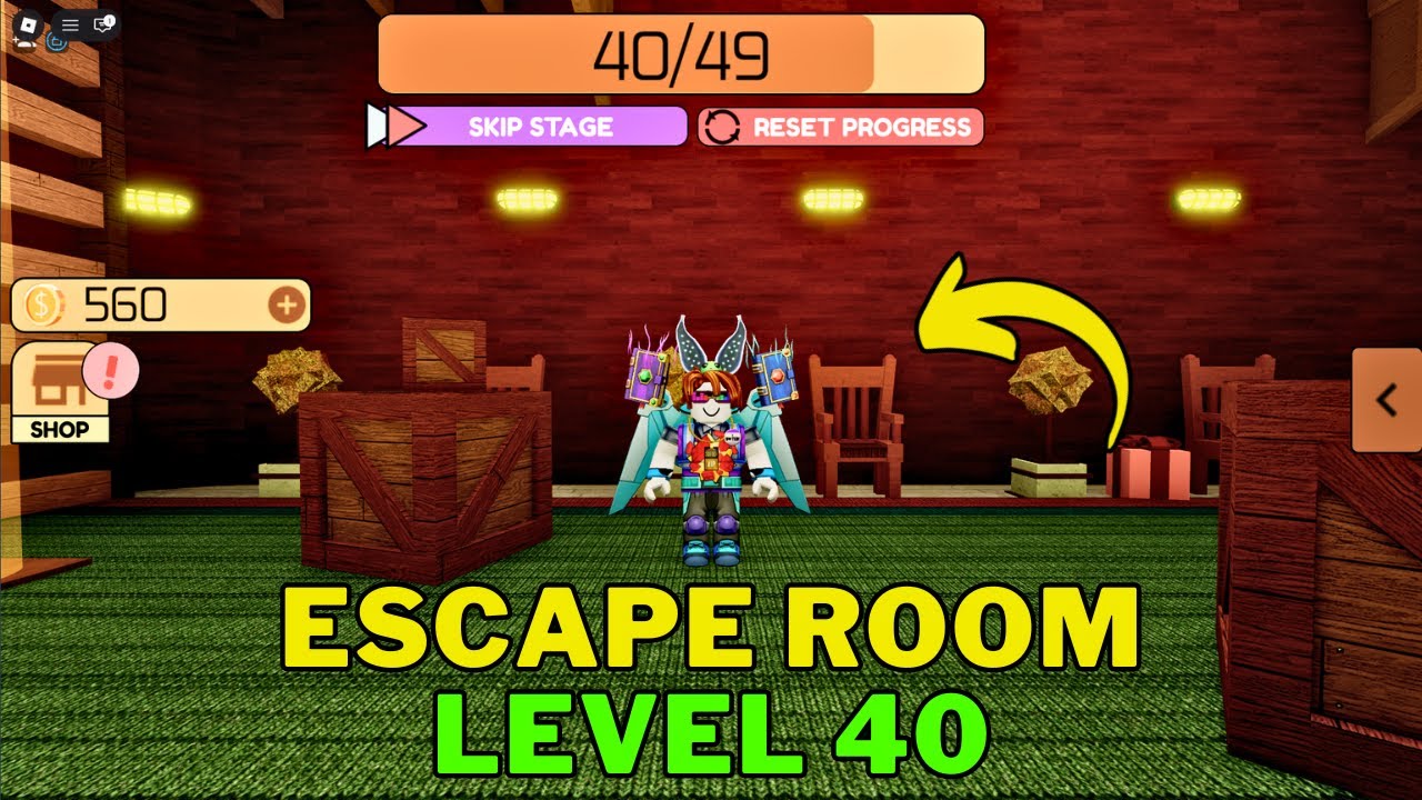 Escape Room Roblox Level 40 Roblox Escape Room Guide YouTube 