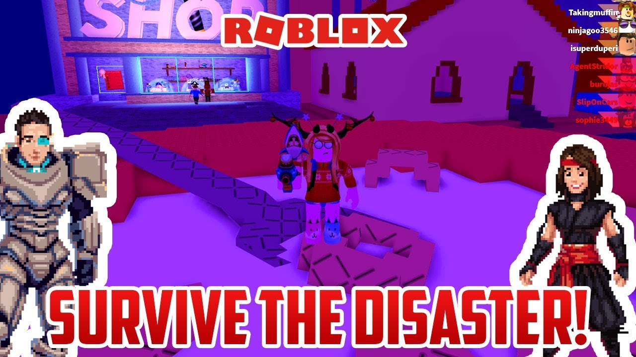 Roblox Survive The Disaster Youtube - pat and jen survive the disasters roblox