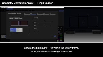 Epson Projector Professional Tool - Geometry Correction Assist for Tiling