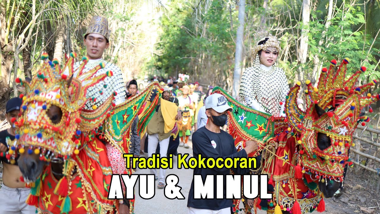 DANCING HORSES KANGEAN TRADITION ( Kokocoran AYU & MINUL - Nyaplong Ondung ) | Nicest Production