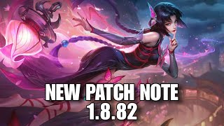 NEW PATCH NOTE 1.8.82 | HARITH NERF,BARATS NERF,XAVIER BIG BUFF,BADANG BUFF AND MORE