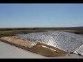 Corn silage pile covering time lapse