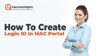 How to create Log in ID in MCA Portal | Eaccountspro