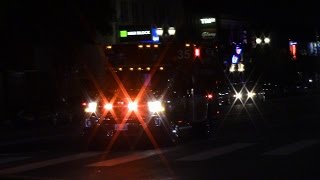LAFD Rescue 35 & Rescue 835 Responding (w/ Airhorn)